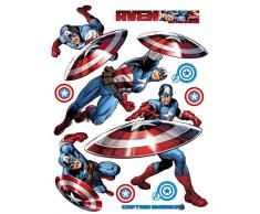 AG Design DK 1796Â Marvel, Sticker Mural, 1Â Partie, Papier, Multicolore, 0,1Â x 65Â x 85Â cm