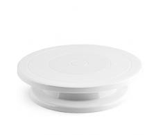 HABI Plat Ã Tarte sur Pied tournant, polypropylÃ¨ne, 27,5Â cm