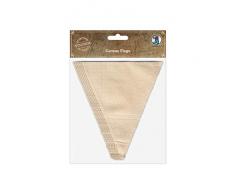 Lot de 6 fanions triangulaires en toile pour scrapbooking et crÃ©ation de cartes