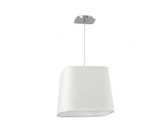 Faro Barcelona 29939 SWEET Lampe suspension blanche et nickel