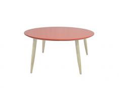ZZZ 13Â Maison Table dappoint Pastel Rosso Rouge