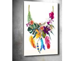 Bonamaison Peinture sur toile, multicolore, 30 x 40 cm - ConÃ§u et fabriquÃ© en Turquie