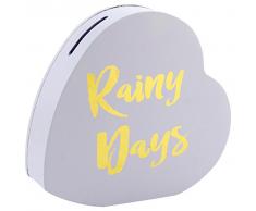 Lesser & Pavey Jours de Pluie CÅur Tirelire, Lilas