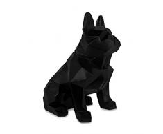 World Art Bullo facettÃ© Assis Sculpture En RÃ©sine Multicolore, 62x55x39 Cm