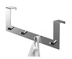 Gedy - Crochet 4TÃTES Agrafe Porte 40MM CHROMÃ - Gedy - G-21231300100