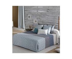 Orian Tripoli Confort pour Lit de 90Â cm, Coton, Bleu, Simple