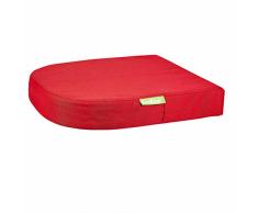 Outbag 31MOPLU-Red Coussin de Chaise, Polyester, Rouge, 45 x 45 cm