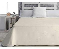 Maison en Tissu Couvre-lit pour lit de 105, Polyester, Beig, Individuel, 42Â x 34Â x 9Â cm