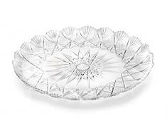 Alcas 106001030 Plateau rond transparent Ãtoile, PS