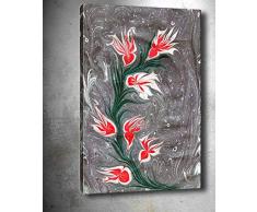 Bonamaison Peinture sur toile, multicolore, 40 x 60 cm - Conçu et fabriqué en Turquie