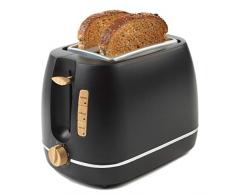 PROGRESS EK3756PBLK-VDE Scandi 2-Slice Toaster, 870 W, Black