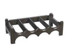 toyma - Casier à Bouteilles Rustique 4 Bouteilles