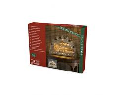 Konstsmide 2820-100 Chandelier à LED, Bois, 2 W, Blanc, 11.5 x 9.5 x 12.5 cm