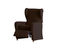 Eysa Dorian bi-élastique Relax Housse de Fauteuil Couleur 07-Marron, Chenille, 37x9x29 cm