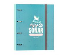 Mr Wonderful Classeur à Anneaux Multicolore Taille Unique 5