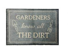Mighty Mats Paillasson en Nylon Motif Gardeners Know All The Dirt 50 x 70 cm