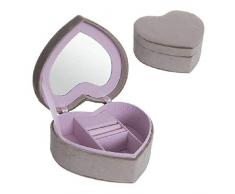 Dcasa BoÃ®te Ã Bijoux en Forme de cÅur pour Armoire, Rangement de dÃ©corations, Festivals, Articles pour la Maison, Unisexe, Adulte, Couleur Unique