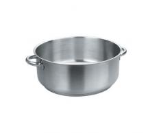 Lacor Marmite Basse - Rondeau Induction en INOX 18/10 - Ã 24 cm Eco Chef