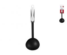 Home Louche avec Manche antidÃ©rapant, Nylon, Noir/Blanc