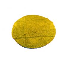 Gözze 1010-1034-73 Tapis à poils longs en coton Conforme à la norme Ökotex Jaune 110 cm