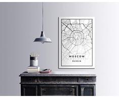 Bonamaison DÃ©coration Murale en Toile, Multicolore, 70 x 100 cm