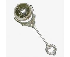 Better & Best 1227863 Hochet dÃ©coratif en mÃ©tal, argentÃ©, Unique