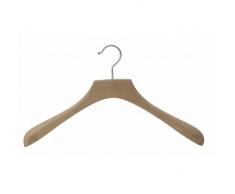 Le Cintre Français - Pack de 50 - EPURE WIDE 40 BOIS Cintre Bois Hêtre Veste / Manteau Bois Marron 40x3.5x24 cm
