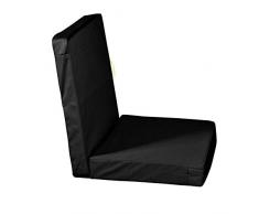 Outbag 31LRPLU-Bla Coussin de Chaise, Polyester, Noir, 90 x 50 cm