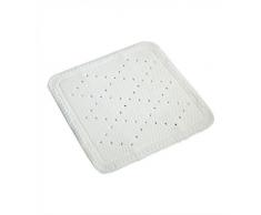 Kleine Wolke 4325100002 Calypso Tapis de Douche en PVC Blanc 55 x 55 cm