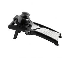 Weis 19709 Mandoline, Acier Inoxydable, Noir, 38 x 12 x 12 cm