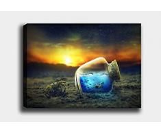 Bonamaison Peinture sur toile, multicolore, 30 x 40 cm - ConÃ§u et fabriquÃ© en Turquie