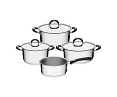 Tramontina 65480116 Duo Silicone Set de 4 casseroles Acier 18/10
