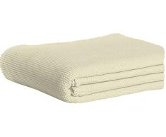 Dormisette Plaid en coton PiquÃ© 220x240 cm naturaleza