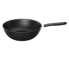 Fiskars Wok, Ã 28 cm, Pour tous feux dont induction, Aluminium, Functional Form, Noir, 1027705