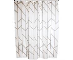 MSV 143153 Rideau de Douche Prime Tree en Polyester 180x200cm Gris, 30 x 20 x 15 cm