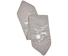 eurof irany Cho/lyn2/Åw Table Runner, Polyester, Gris, 33Â x 180Â x 6Â cm