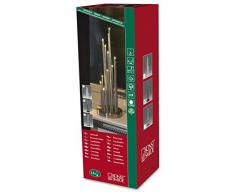 Konstsmide 3535-370 Chandelier Métallique Intérieur 12 LEDs 24 V Anthracite Laqué/Blanc Chaud Câble Blanc