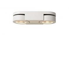 Lucide MITRAX - Spot Mural - LED Dim. - 2x5W 3000K - Blanc