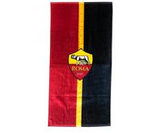 A.S. ROMA Serviette de Plage Rouge/Noir 70 x 140 cm