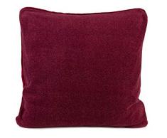 GÃ¶zze Coussin dÃ©coratif en Polyester Bordeaux 50 x 50 cm