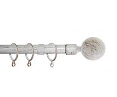 easy Tringle à Rideau 120-210 Blanc Or