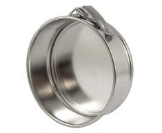 Zenker 62232 Mini moule à tarte ouvrable en bande étamée, ligne Silver à 12 XM (couleur : argent), quantité : 1 pièce