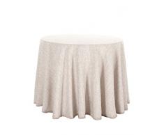 Martina Home Malte Jupe pour Bureau Table 75x80x1 cm Lin et écru