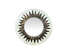 BadalArt DM Miroir Peint, crÃ¨me dorÃ©e, 40 diamÃ¨tres