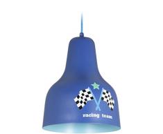 Ranex LF12029 Lampe Suspension Métal 34 x 26 x 26 cm Bleu