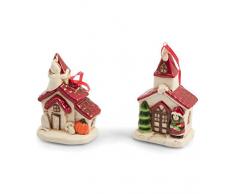 Villa dEste Home Tivoli Xmas Lot de cintres hÃ´tel, Dolomite, Multicolore, 7Â x 3,5Â x 9Â cm, 12Â unitÃ©s