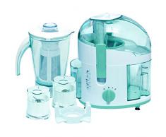 Sapir SP-1160-IST Mixeur Ã©lectrique 3 en 1 pour lÃ©gumes fruits et soja, 250 W, 0,7 l, plastique, 2 vitesses, blanc et gris