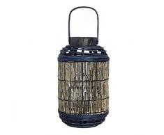 Dcasa Bougeoirs Techo-Chandeliers et Bougeoirs Décoration de Maison Unisexe Adulte, Bleu (Bleu), Unique