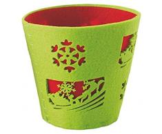 Galileo Casa Xmas Panier Porte Plante, Feutre, aléatoire, 14.5 x 14.5 x 17.5 cm