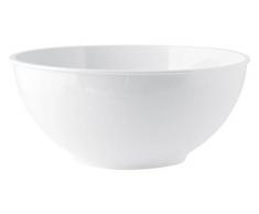 H&H Saladier avec Bord, 24Â cm, mÃ©lamine, Blanc